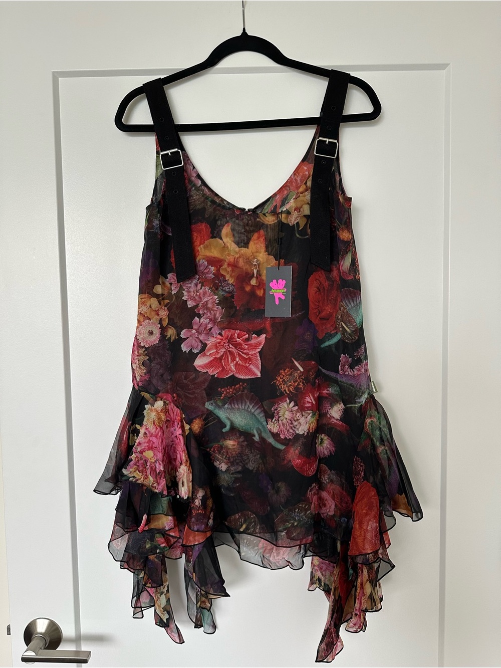 Heaven by Marc Jacobs x kiko buckle print ruffle mini dress - Picture 4 of 7